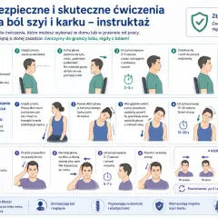 Instruktaż ćwiczeń na szyję i kark: ćwiczenia na szyję poprawiają postawę, redukują napięcie i zapobiegają bólowi.