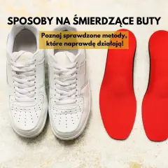 Białe trampki i czerwone wkładki. Poznaj sposoby na śmierdzące buty, które naprawdę działają!