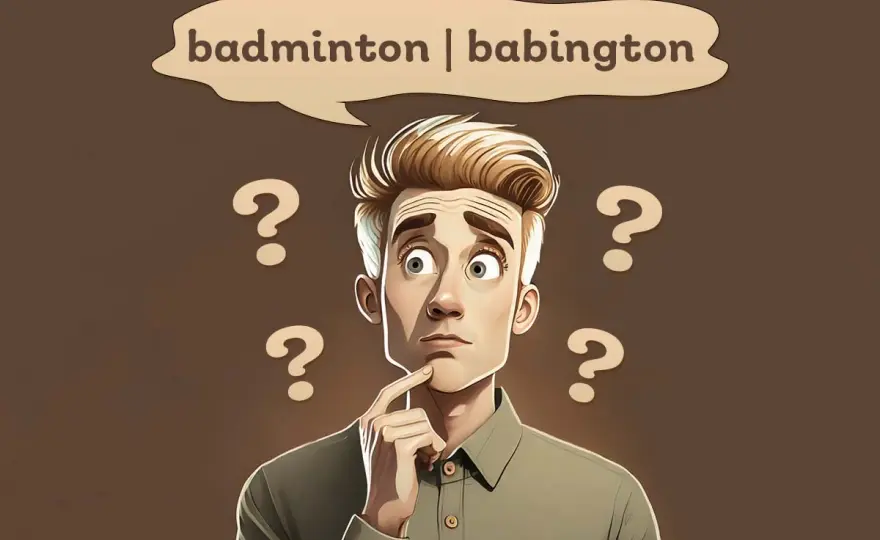 Babington po angielsku? Nie! Badminton - nazwa i słownictwo