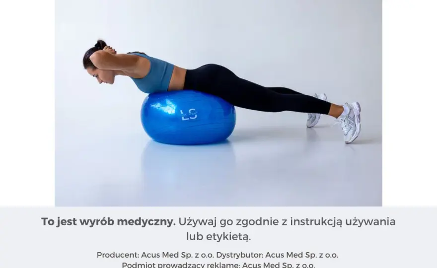 Piłka gimnastyczna - jak dobrać rozmiar do wzrostu? Poradnik!
