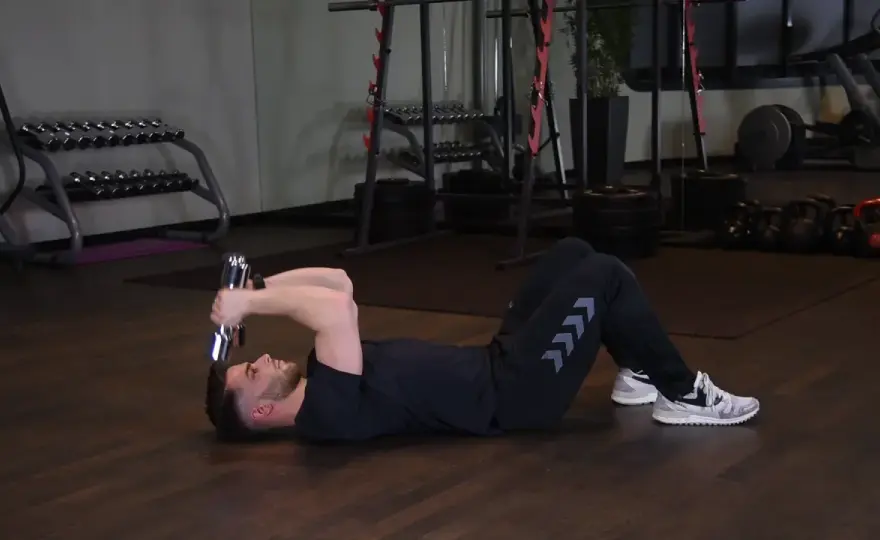 Francuskie wyciskanie hantli - Mocny triceps bez bólu łokci